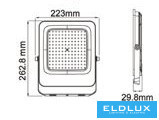 LED reflektor UNIVERSO 100 W 8000 lm CCT.kap 120° IP65 černý 223 x 263 x 30 mm