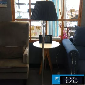   ELDLUX SHINY křišťálová skleněná stojací lampa chrom E27
