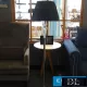 ELDLUX SHINY křišťálová skleněná stojací lampa chrom E27