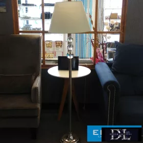   ELDLUX SHINY křišťálová skleněná stojací lampa chrom E27