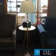 ELDLUX SHINY křišťálová skleněná stojací lampa chrom E27