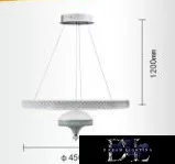 UNIVERSO Závěsné svítidlo 50 W 4000 lm 6500 K IP20 Bílé D450x1200 mm
