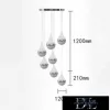 UNIVERSO Závěsné svítidlo 80 W 6400 lm 4000 K IP20 chrom