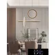 UNIVERSO Závěsné svítidlo 80 W 6400 lm 6500 K IP20 zlaté 730 mm