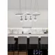 UNIVERSO Závěsné svítidlo 68 W 5540 lm 6500 K 750 x 1200 mm bílé