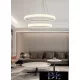 UNIVERSO Závěsné svítidlo 51 W 4080 lm 4000 K IP20 bílé ∅430+590 x 1200 mm