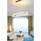 UNIVERSO Křišťálový lustr 50 W 4000 lm CCT růžové zlato 800 x 300 x 1500 mm