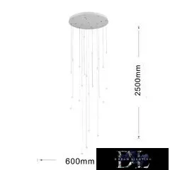 Závěsné svítidlo UNIVERSO COB LED 105 W 8400 lm 4000 K ∅800 x 2500 mm IP20 bílé
