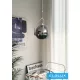 Závěsné svítidlo UNIVERSO 1xE27 Max.60w IP20 Chrom/Černá D290x450x1200mm