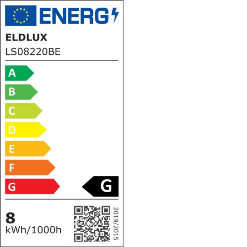 ELDLUX Flexibilní LED pásek AC:220V 2835-120D-10MM 7,6 W/m modrý IP65