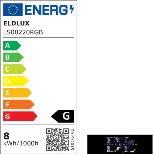 ELDLUX Flexibilní LED pásek AC:220V 2835-120D-10MM 7,6 W/m RGB IP65