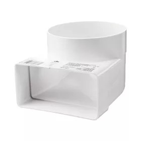 521 PVC PLOCHÝ ZAKŘIVENÝ D100/55X110 /KLD/