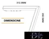 UNIVERSO Magnetická lineární lampa ve tvaru L pro montáž na kolejnici DC:48V 24W 1800LM 3000K RA90 IP20 312x282mm Černá