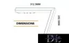 UNIVERSO Magnetická lineární lampa ve tvaru L pro montáž na kolejnici DC:48V 24W 1800LM 4000K RA90 IP20 312x282mm Černá