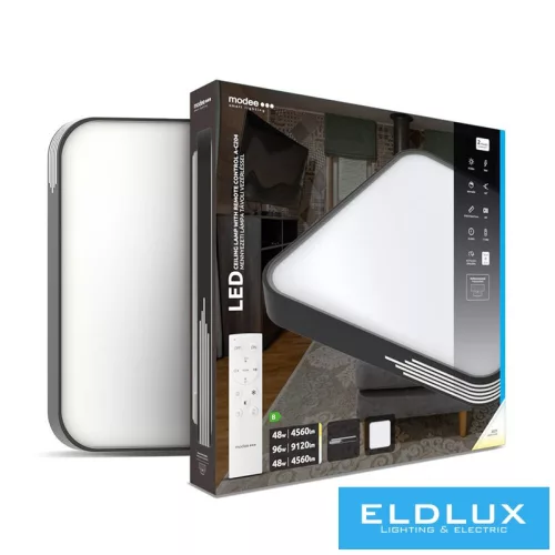 MODEE Mennyezeti LED Lámpa A-C204 2x48W 3CCT 510x510x75mm + rem. (9120 lumen)