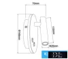 UNIVERSO Nástěnná lampa 8 W 720 lm 3000 K IP54 bílá 3 roky