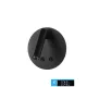UNIVERSO Nástěnná lampa 8 W 720 lm 3000 K IP54 černá 3 roky