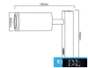 UNIVERSO Nástěnná lampa se spínačem 1xGU10 Max.35w IP20 bílá 150x160mm 5 let