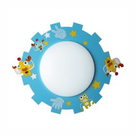 ELDLUX WINKLE nástěnná a stropní lampa E14 modrá