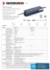 NOBUKO řada B 24 V 150 W IP67 Venkovní LED napájecí zdroj