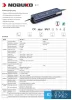 NOBUKO řada B 12 V 200 W IP67 Venkovní LED napájecí zdroj