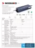 NOBUKO řada B 24 V 250 W IP67 Venkovní LED napájecí zdroj