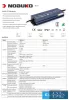 NOBUKO řada B 24 V 300 W IP67 Venkovní LED napájecí zdroj