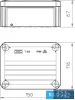 OBO propojovací krabice IP66 151x117x67 světle šedá