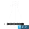ELDLUX ELDAMARILL křišťálová skleněná závěsná lampa D800 224W CCT