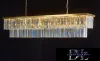 ELDLUX ELDICICLE křišťálový lustr E14×24 L1800x340x380mm zlatý