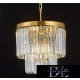 ELDLUX ELDICICLE křišťálový lustr E14×3 D300x334mm zlatý