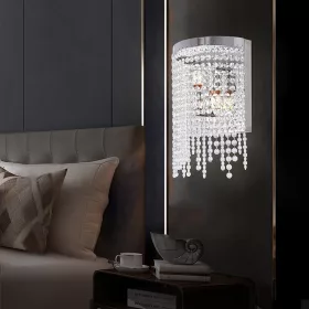   ELDLUX ELDILEN křišťálová skleněná nástěnná lampa D250 E14×2