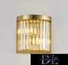 ELDLUX ELDICICLE nástěnná lampa z křišťálového skla E14×2 D250X250mm zlatá