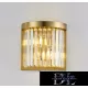 ELDLUX ELDICICLE nástěnná lampa z křišťálového skla E14×2 D250X250mm zlatá