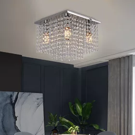   ELDLUX ELDALIZ křišťálová skleněná stropní lampa L270 E14×4