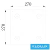 ELDLUX ELDALIZ křišťálová skleněná stropní lampa L270 E14×4