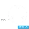 ELDLUX ELDILEN křišťálová stropní lampa Ø270 E14×3