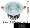 UNIVERSO LED zapuštěná lampa 20 W 1800 lm 3000 K 24° IP20 hliník 140 x 78 mm/120 mm