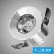 Mini bodové svítidlo UNIVERSO 1 W 6500 K 100 lm 30° IP20 ∅31×22 mm stříbrné