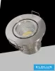 UNIVERSO Mini bodové svítidlo 3 W 4000 K 270 lm 30° IP20 chrom D52x40 mm Výřez: D40 mm