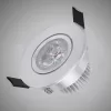Mini bodové svítidlo UNIVERSO 3 W 6500 K 270 lm 30° IP20 ∅68×32 mm stříbrné