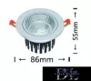 UNIVERSO LED zapuštěná lampa 7 W 630 lm 6500 K 24° IP20 hliník 