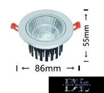 UNIVERSO LED zapuštěná lampa 7 W 630 lm 6500 K 24° IP20 hliník 