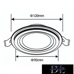 UNIVERSO Kruhový zapuštěný LED panel 9 W 780 lm CCT IP20 bílá