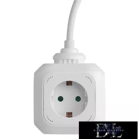 EMOS prodlužovací kabel 4 zásuvky + 2 USB 1,9 m 1,5 mm