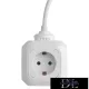 EMOS prodlužovací kabel 4 zásuvky + 2 USB 1,9 m 1,5 mm
