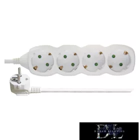   EMOS prodlužovací kabel (prodlužovací šňůra) 4 zásuvky 5 m 1,5 mm²