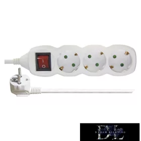   EMOS rozvodná deska (prodlužovací kabel) 3 zásuvky 5 m 1,5 mm² přepínatelná