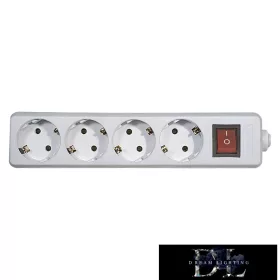   EMOS bezdrátová prodlužovací šňůra (prodlužovací kabel) se 4 přepínatelnými zásuvkami