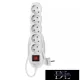 EMOS prodlužovací kabel (prodlužovací šňůra) 5 zásuvek 1,5 m 1,5 mm² přepínatelný